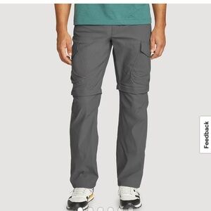 Eddie Bauer Men's Rainier Convertible Classic Fit Pants 34x32